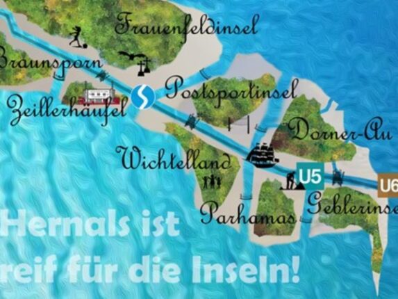 Aufteilung Hernals in Inseln